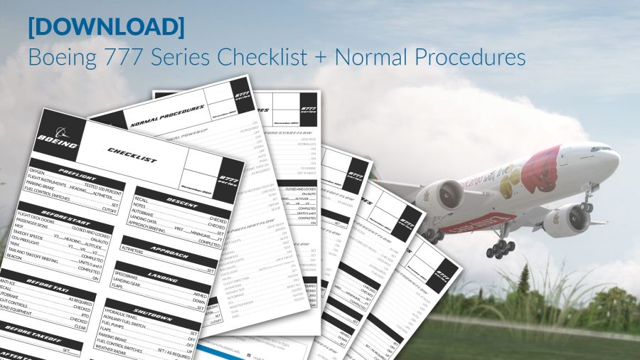 [DOWNLOAD] Boeing 777 Series Checklist - Normal Procedures